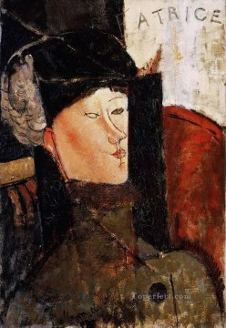 Amedeo Modigliani Painting - portrait of beatrice hastings 1916 1 Amedeo Modigliani